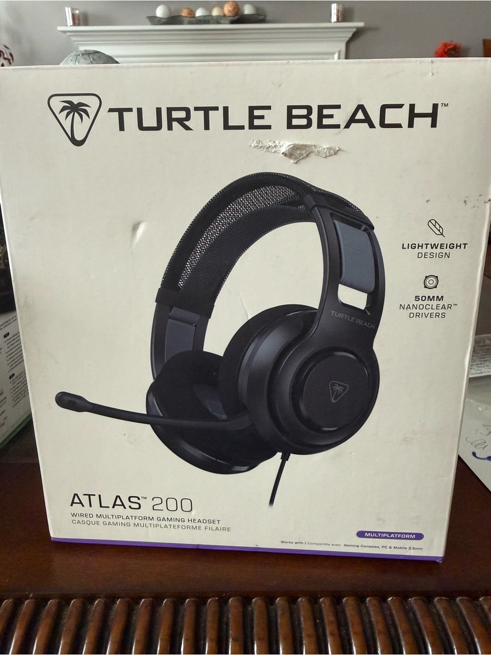 Turtle Beach Atlas 200 Wired Gaming Headset - Black